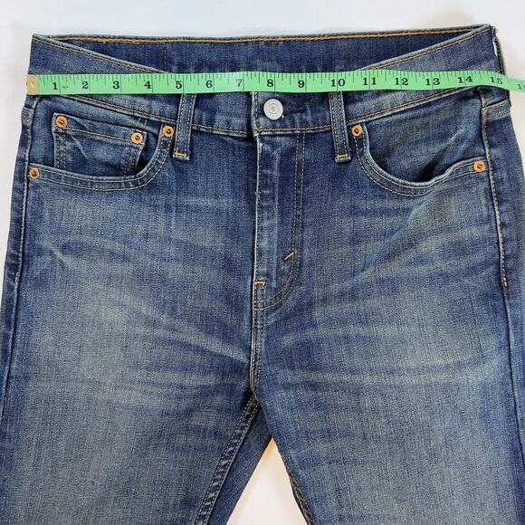 Levi’s 510 Skinny Jeans Men 32x30 Distressed Medium Wash Stretch Denim Pants - Picture 5 of 9